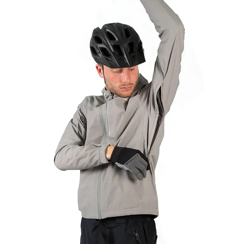 Endura Hummvee Waterproof Hooded Jacket Fossil-2